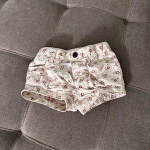 Baby Gap Floral Denim Shorts